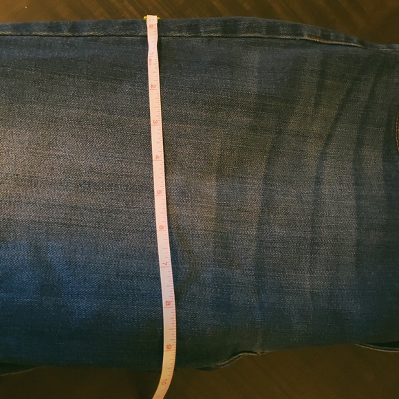 Lees regular fit boot cut distressed mid rise women's jeans Size 18P - Picture 10 of 12